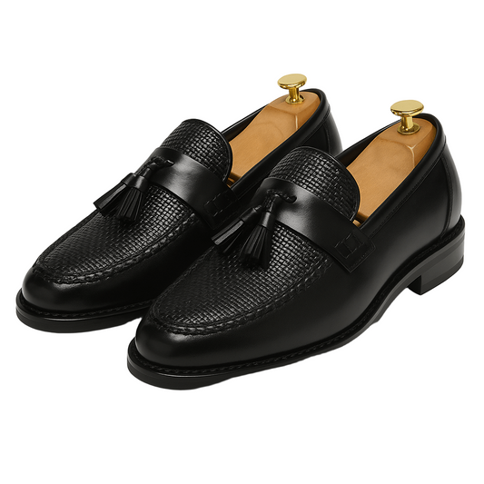 Men's Loafers With Woven Tassel Style