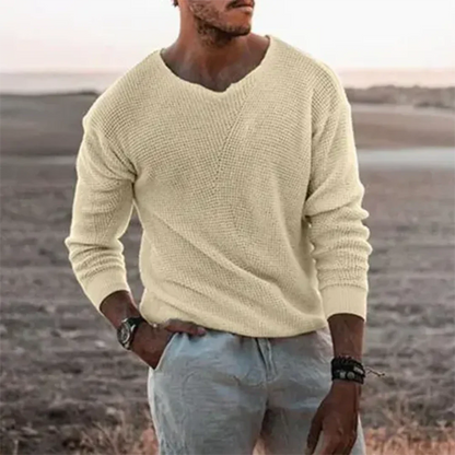 Men's Long Arm Pullover Warm Knitted