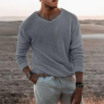 Men's Long Arm Pullover Warm Knitted