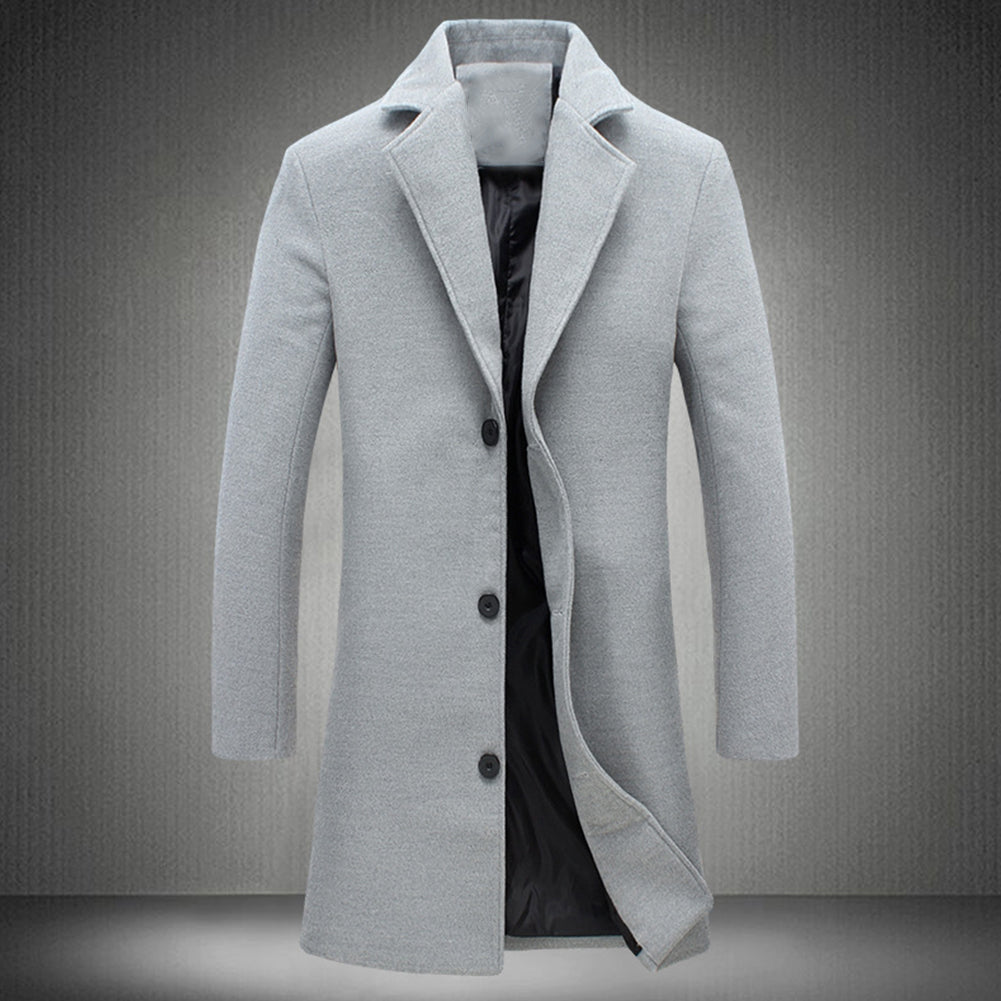Men's Long Jacket Timeless Design