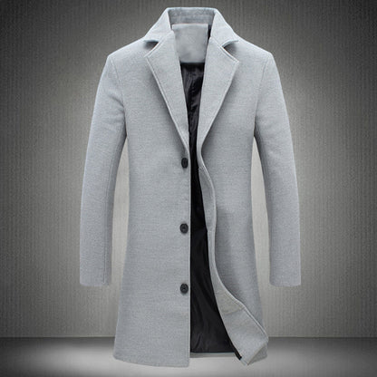Men's Long Jacket Timeless Design