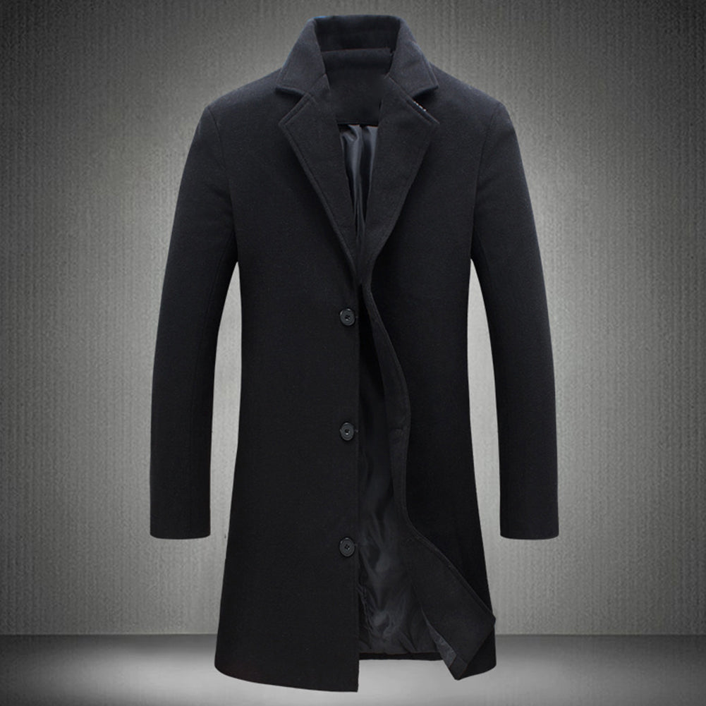 Men's Long Jacket Timeless Design