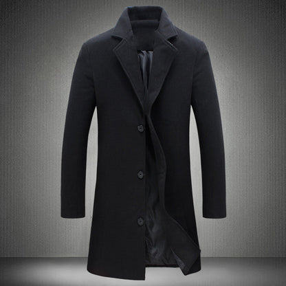 Men's Long Jacket Timeless Design