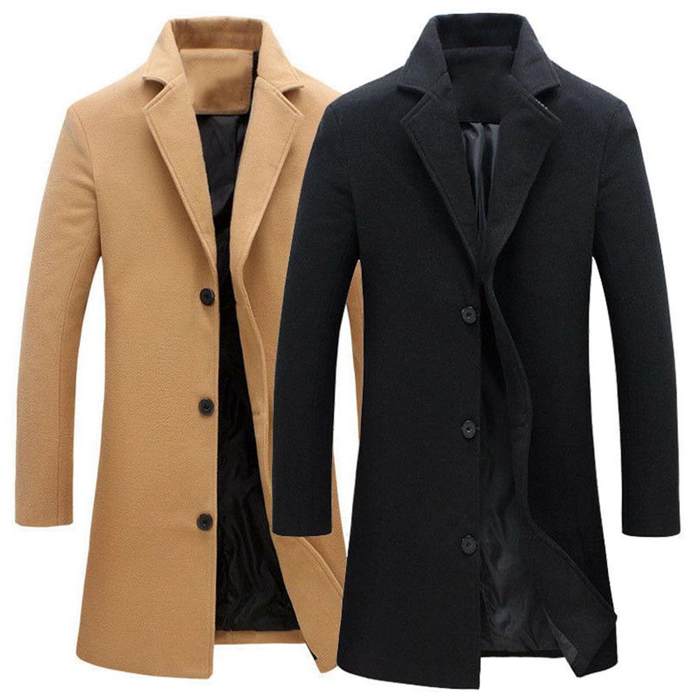 Men's Long Jacket Timeless Design