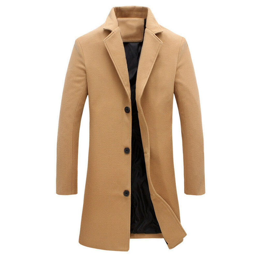 Men's Long Jacket Timeless Design