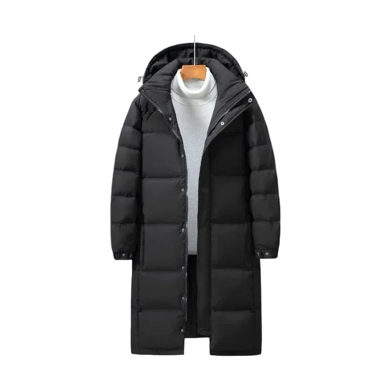 Men's Long Puffer Parka Winter Style