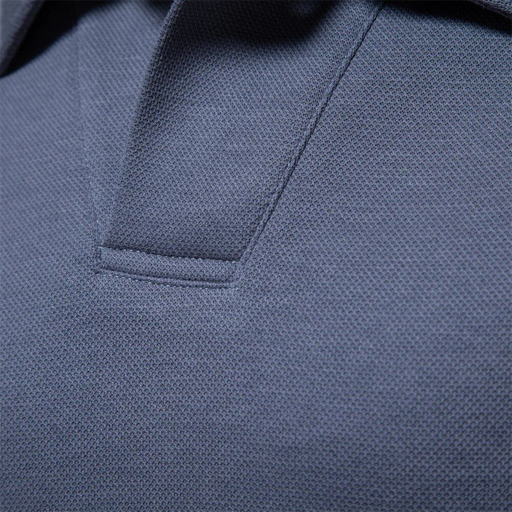 Men's Long-Sleeve Casual Lightweight Cotton Shirt