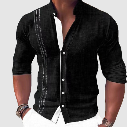 Men's Long-Sleeve Shirt Business Stylish