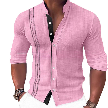 Men's Long-Sleeve Shirt Business Stylish