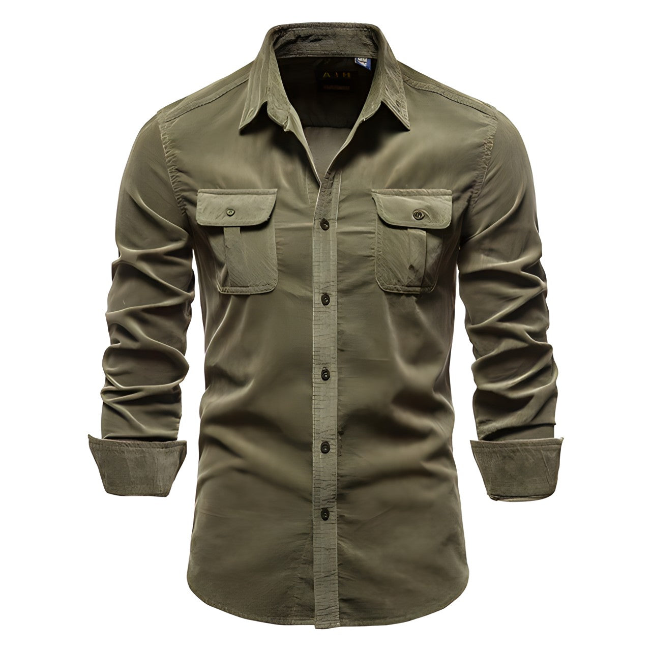 Men's Long-sleeved Polo Casual Style