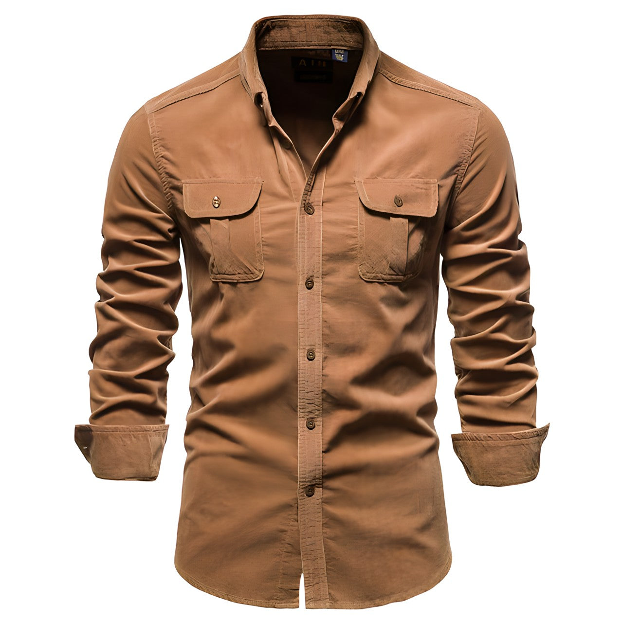 Men's Long-sleeved Polo Casual Style