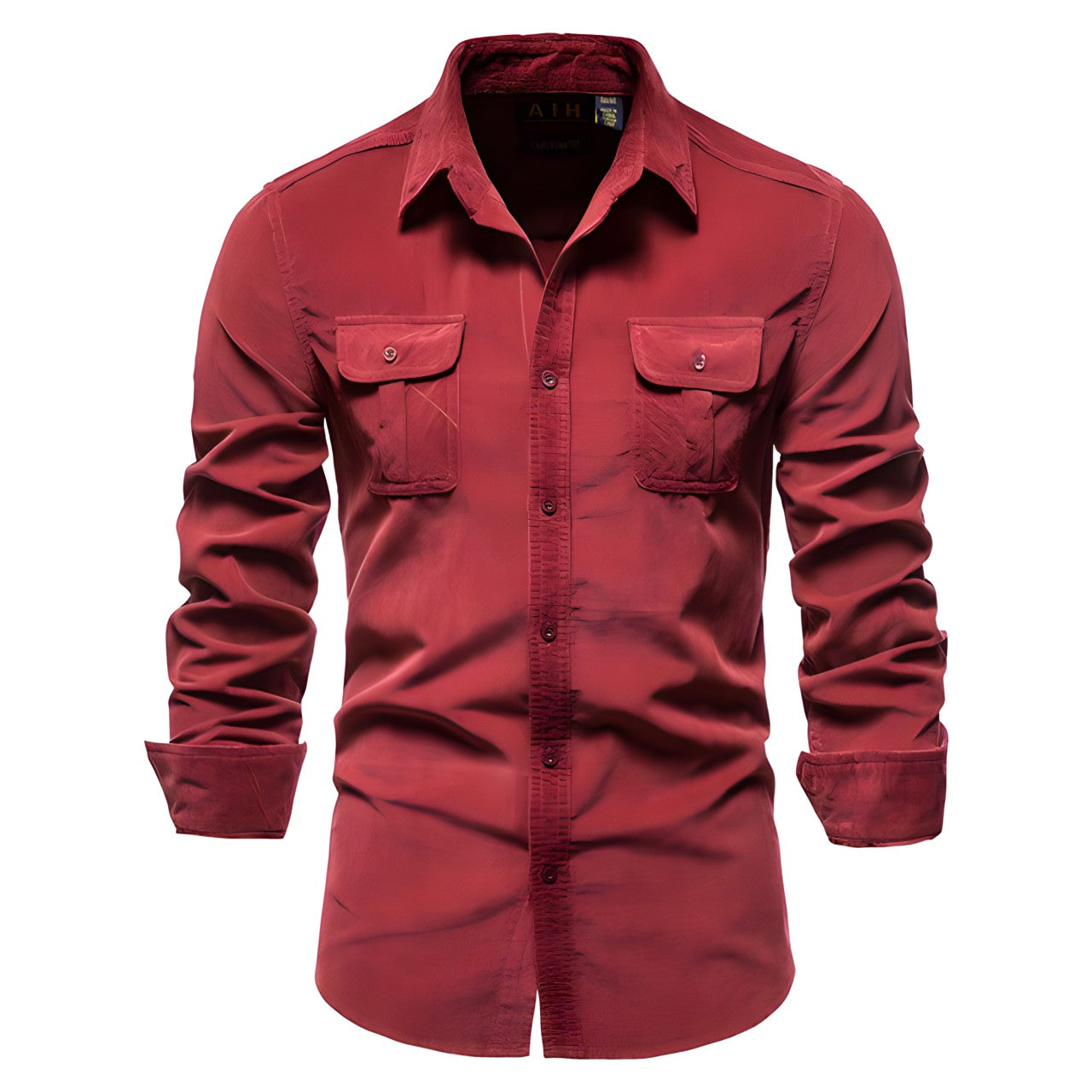Men's Long-sleeved Polo Casual Style