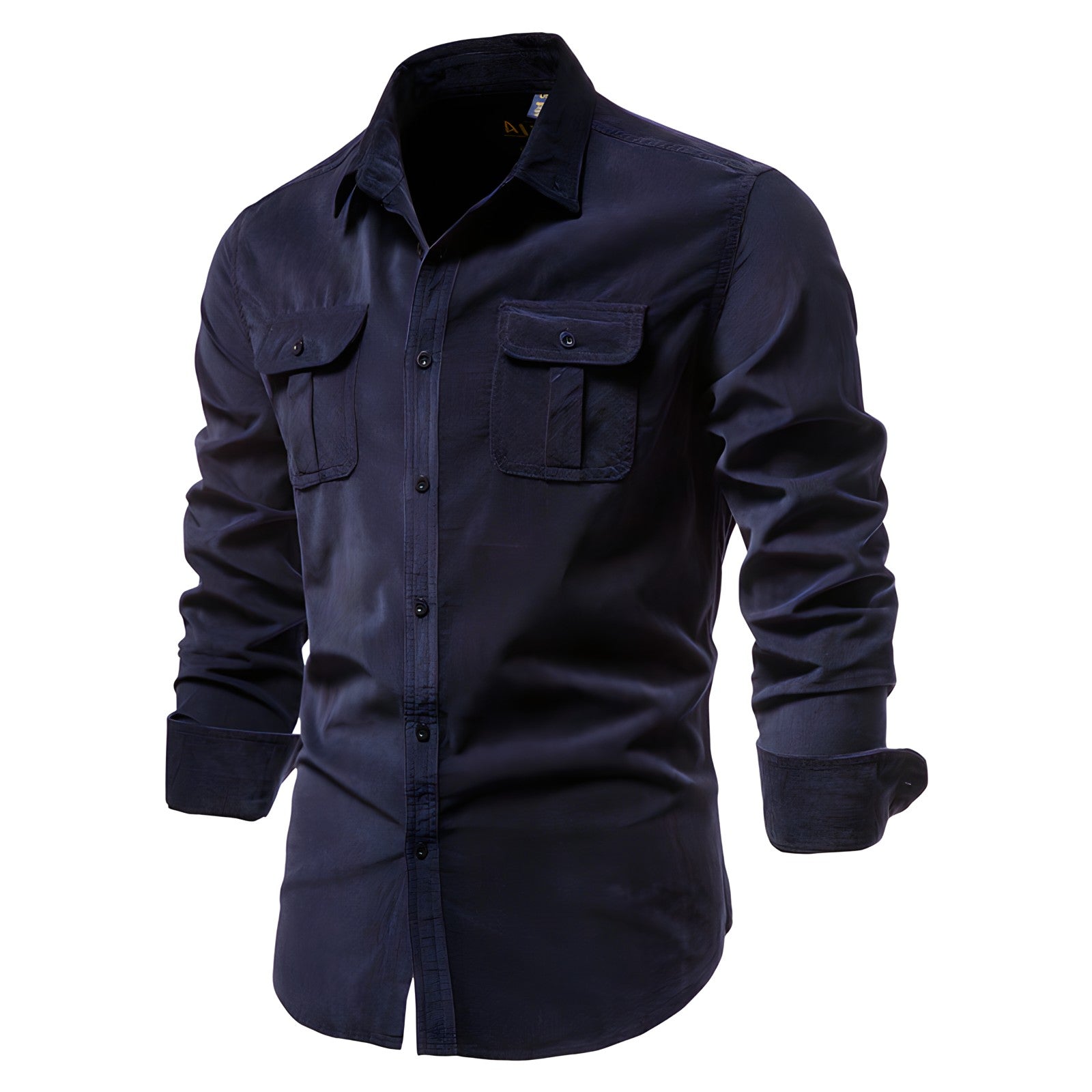 Men's Long-sleeved Polo Casual Style
