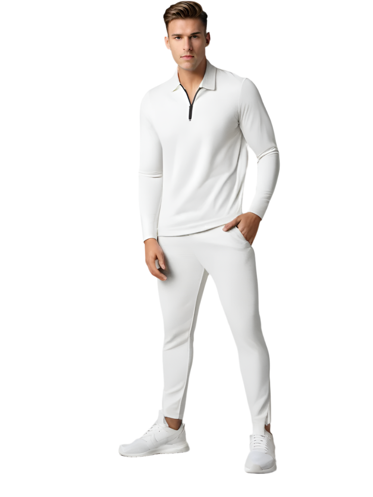 Men's Long-sleeved Zipped Tracksuit