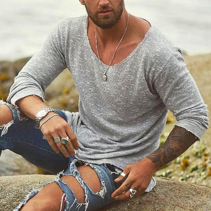 Men's Longsleeve Shirt Casual Cotton