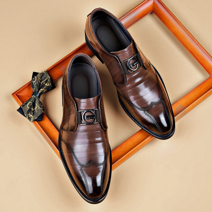 Men's Luxury Shoes Faux Leather Elegant Style