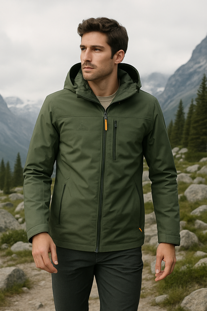 Men's Outdoor Jacket Waterproof and Windproof Casual Style
