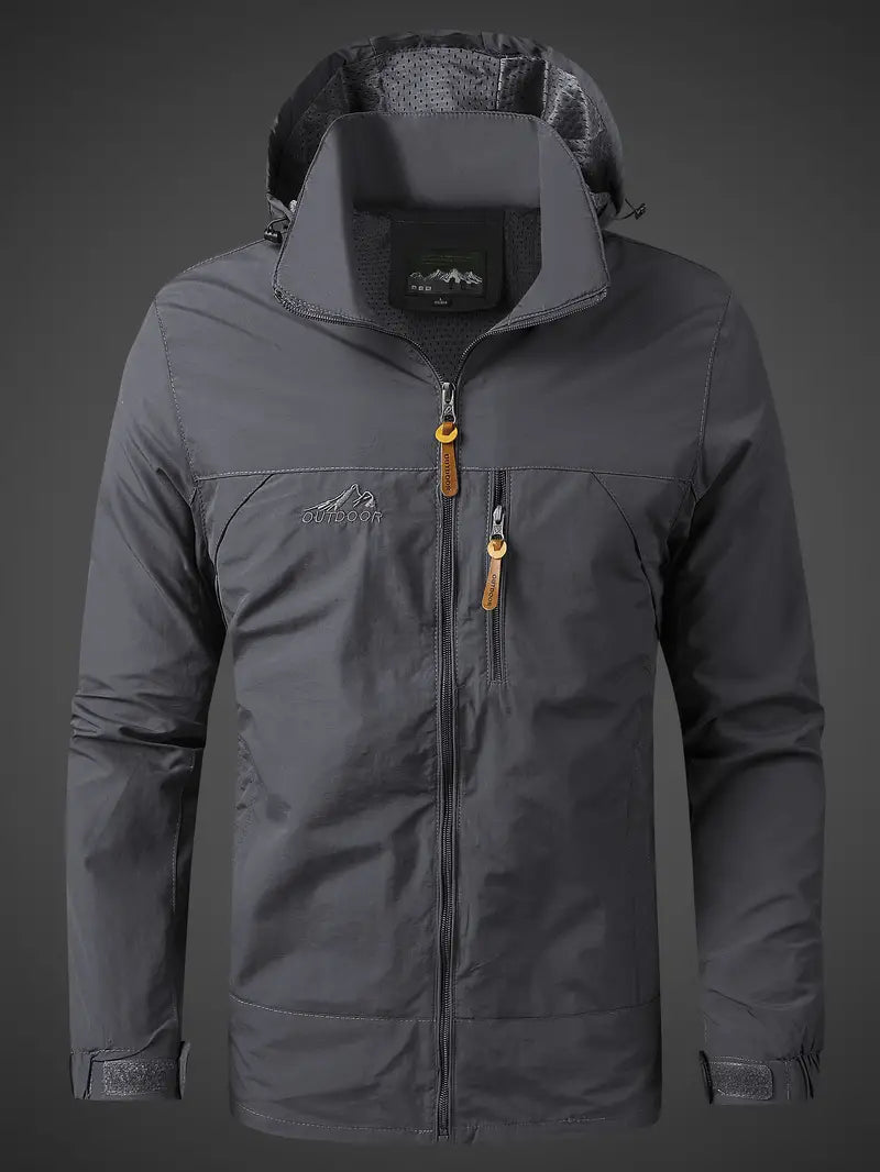 Men's Outdoor Jacket Waterproof and Windproof Casual Style