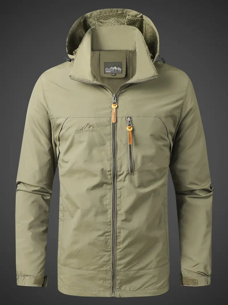 Men's Outdoor Jacket Waterproof and Windproof Casual Style