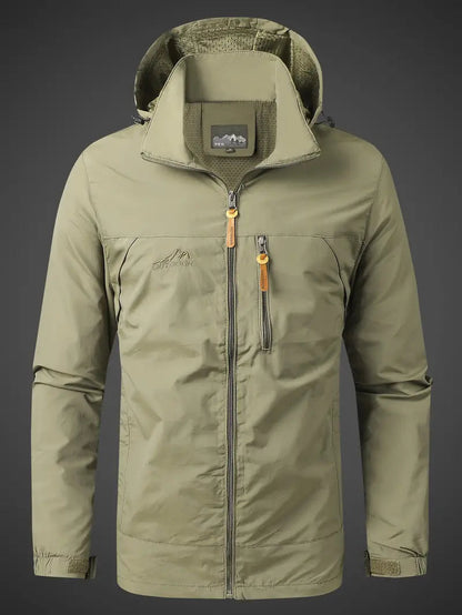 Men's Outdoor Jacket Waterproof and Windproof Casual Style