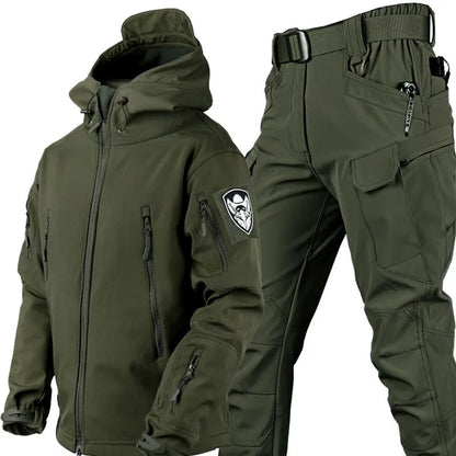 Men's Outdoor Jacket and Pants Wind- and Waterproof