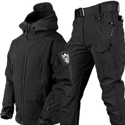 Men's Outdoor Jacket and Pants Wind- and Waterproof