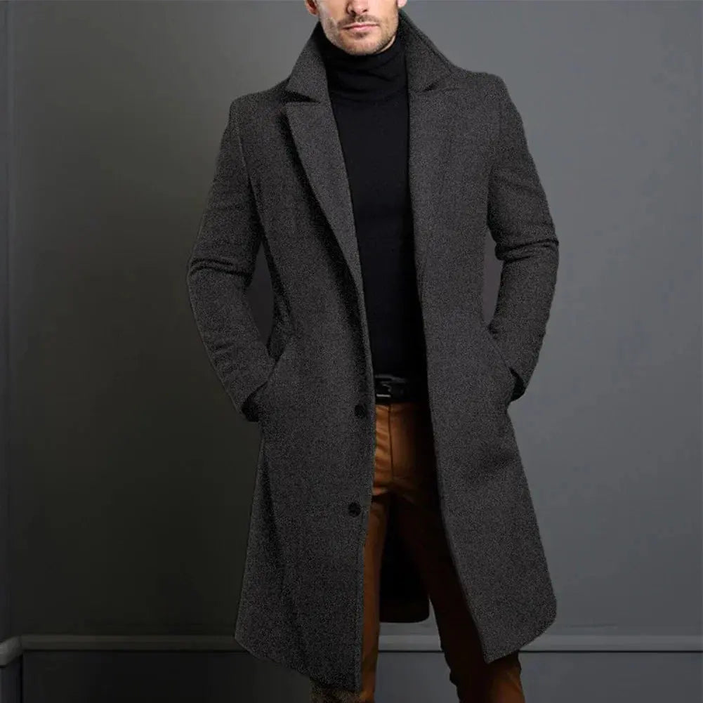 Men's Overcoat Classic Stylish for Business and Casual Occasions