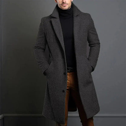 Men's Overcoat Classic Stylish for Business and Casual Occasions