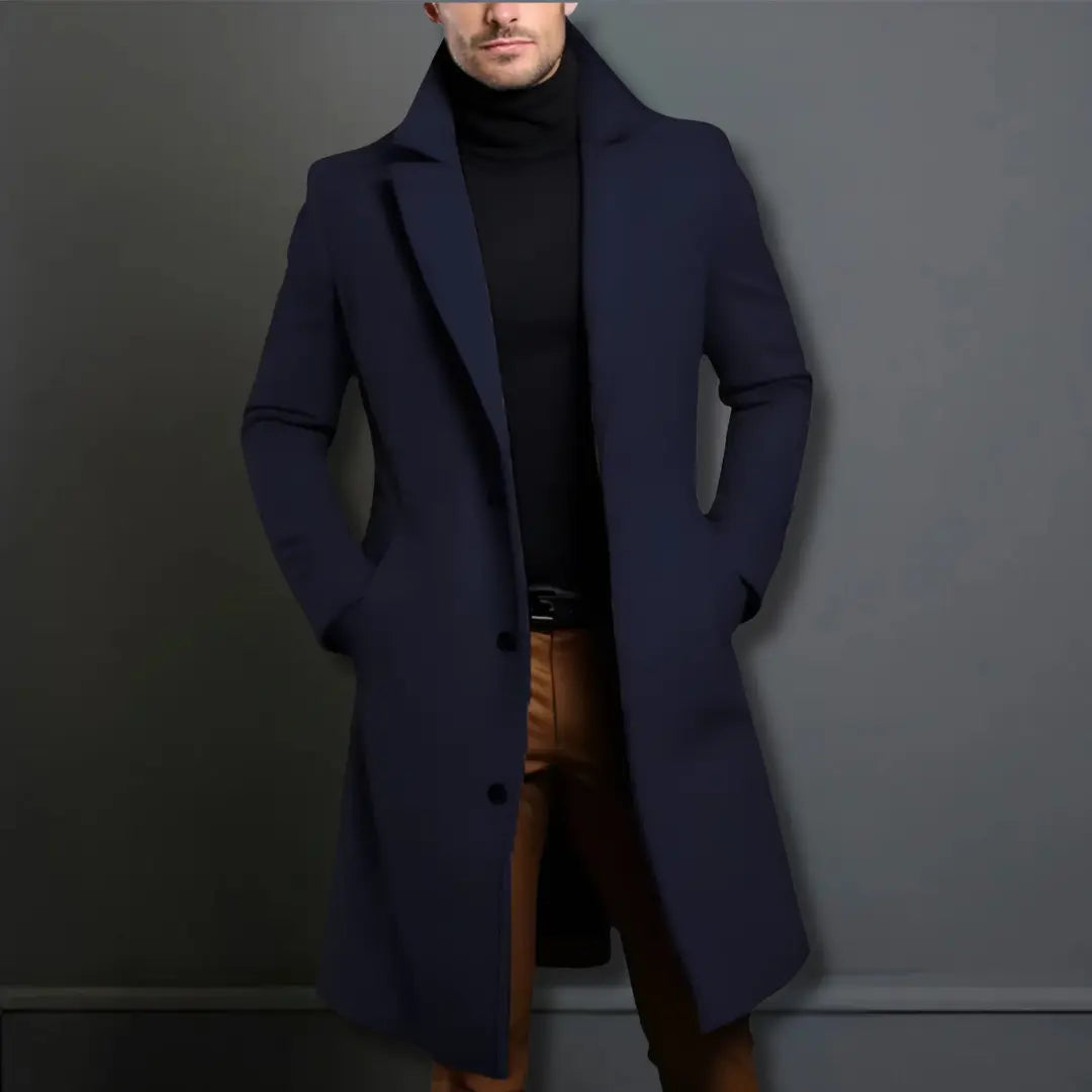 Men's Overcoat Classic Stylish for Business and Casual Occasions
