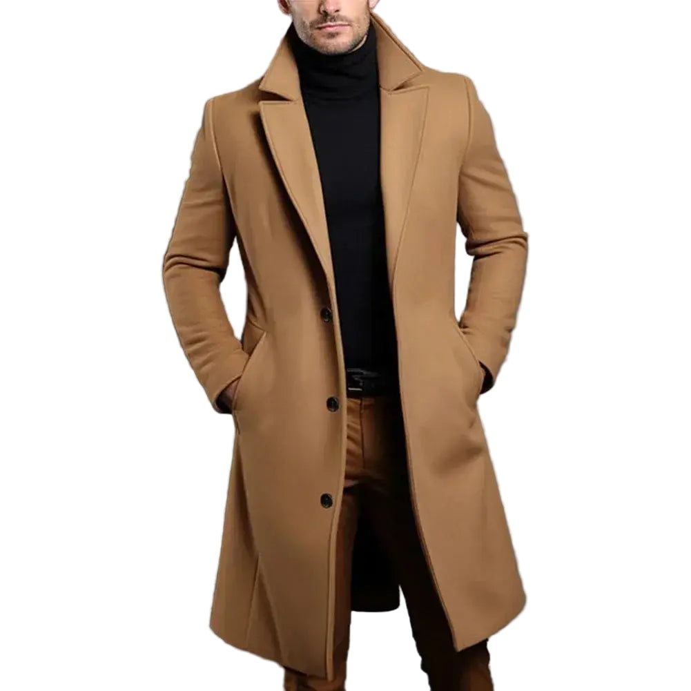 Men's Overcoat Classic Stylish for Business and Casual Occasions