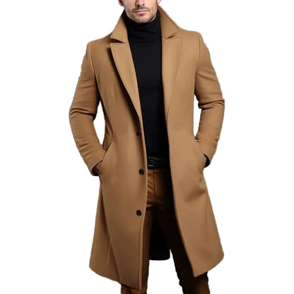 Men's Overcoat Classic Stylish for Business and Casual Occasions