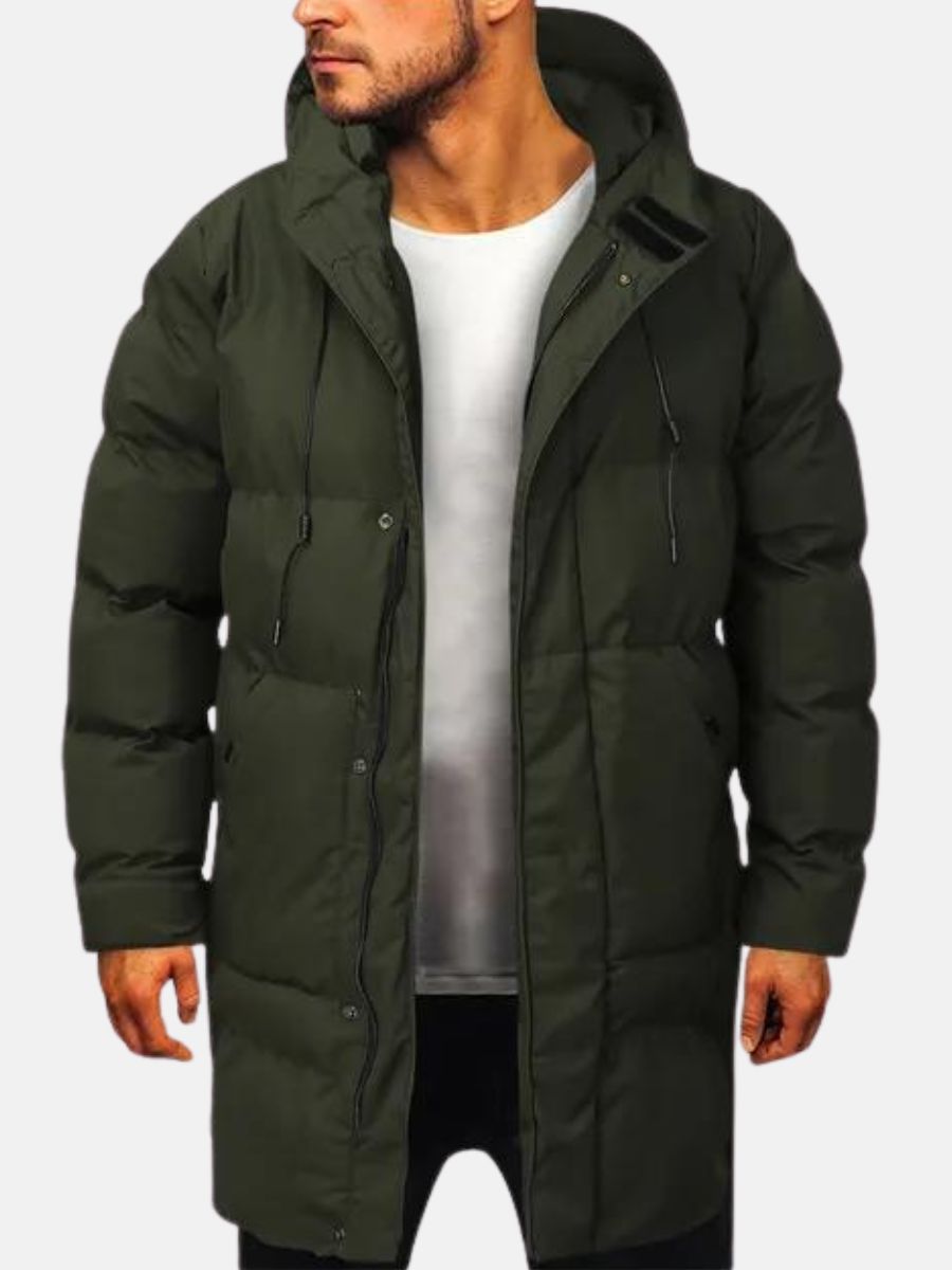 Men's Parka Jacket Minimalist For Winter Activities