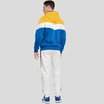 Men's Patchwork Fleece Hoodie