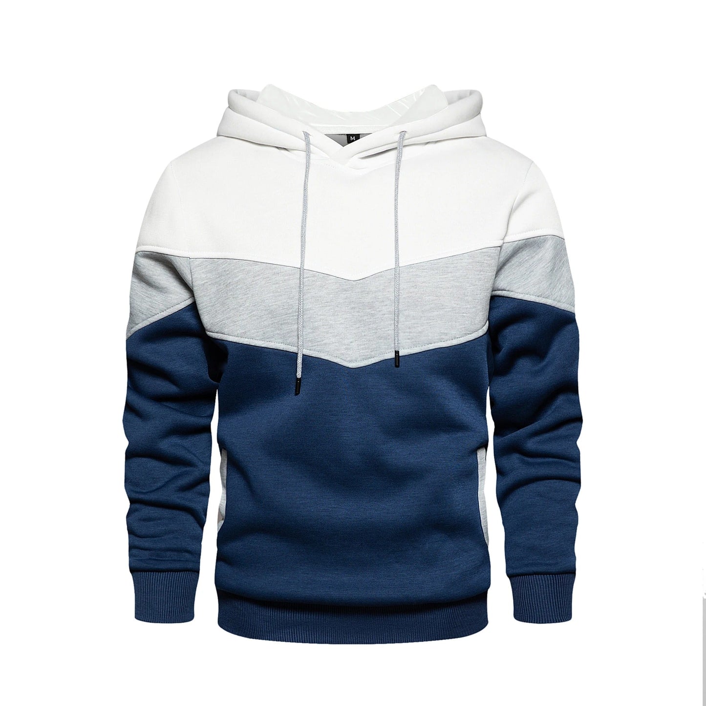 Men's Patchwork Fleece Hoodie