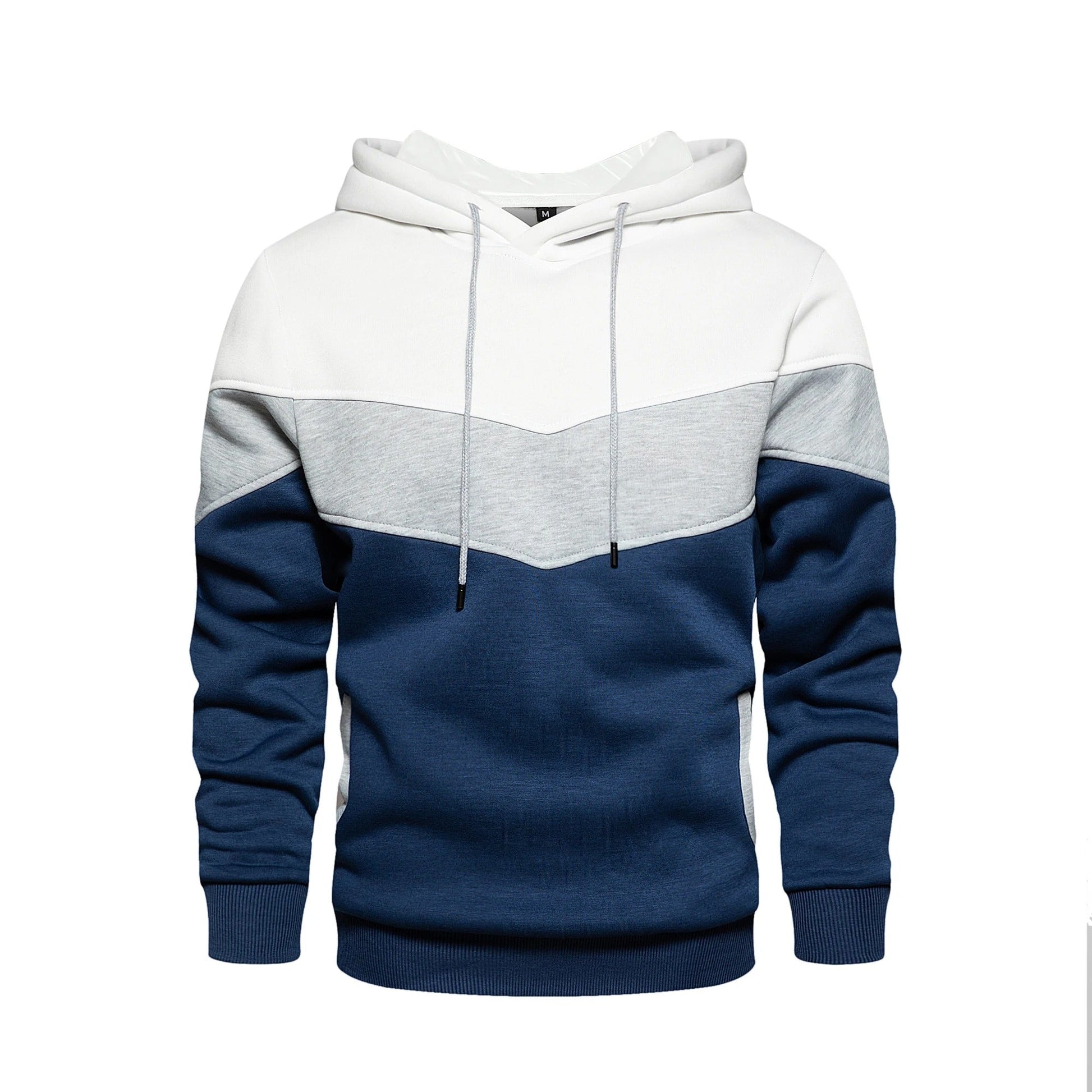 Men's Patchwork Fleece Hoodie