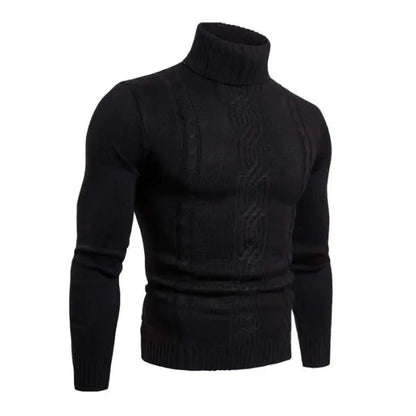 Men's Polo Cable Knit Style Casual and Formal