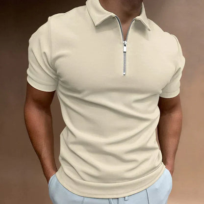 Men's Polo Shirt Casual Breathable Cotton for Comfortable Style