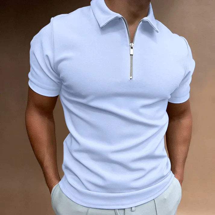 Men's Polo Shirt Casual Breathable Cotton for Comfortable Style