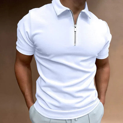 Men's Polo Shirt Casual Breathable Cotton for Comfortable Style