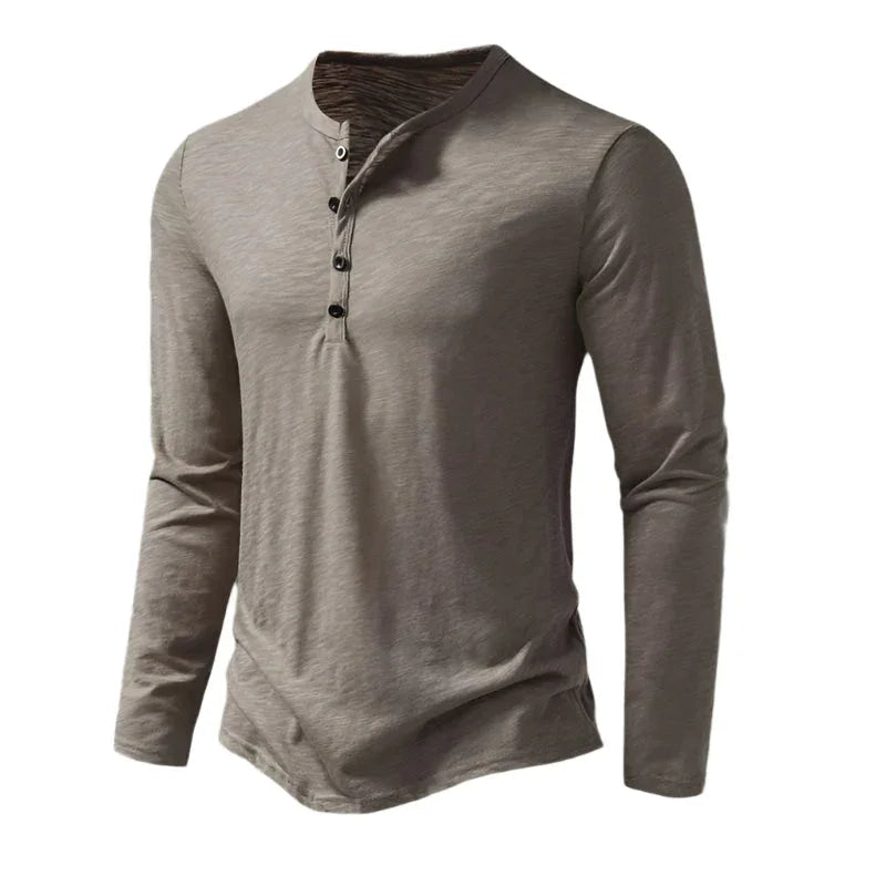 Men's Polo Shirt Casual Style With Long Sleeves