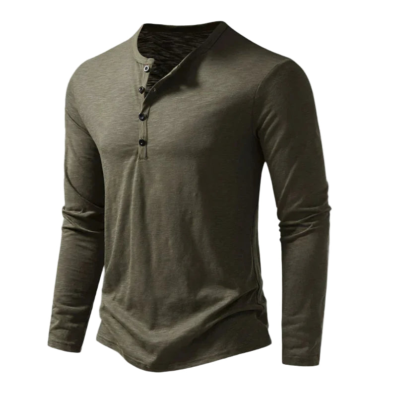 Men's Polo Shirt Casual Style With Long Sleeves