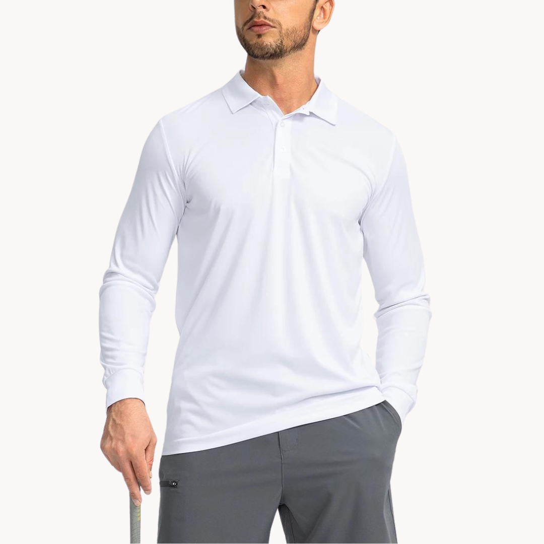 Men's Polo Shirt Classic Collar Breathable Stretch For Casual And Formal Occasions