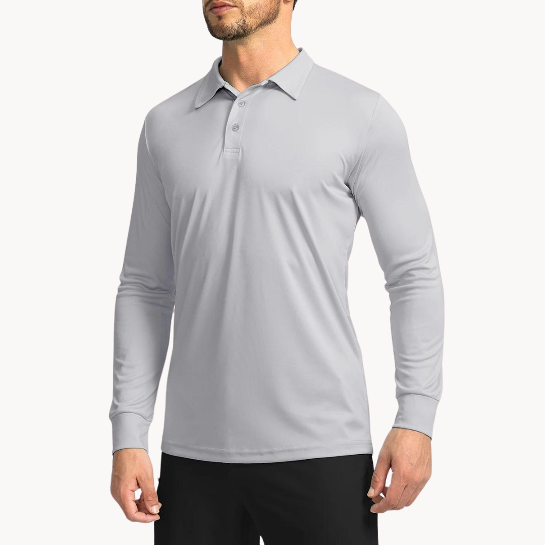 Men's Polo Shirt Classic Collar Breathable Stretch For Casual And Formal Occasions