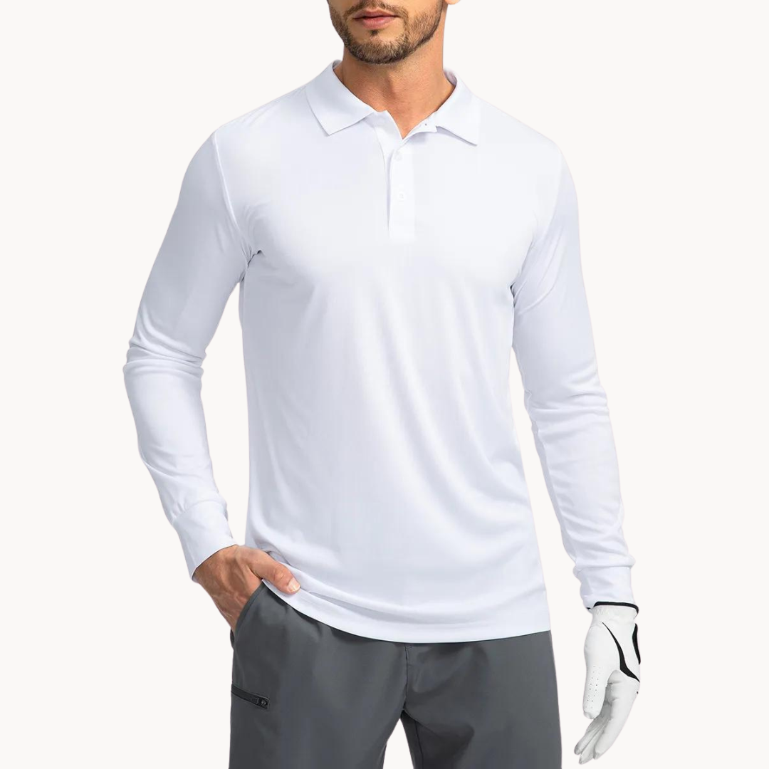 Men's Polo Shirt Classic Collar Breathable Stretch For Casual And Formal Occasions