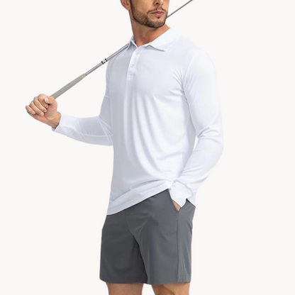 Men's Polo Shirt Classic Collar Breathable Stretch For Casual And Formal Occasions