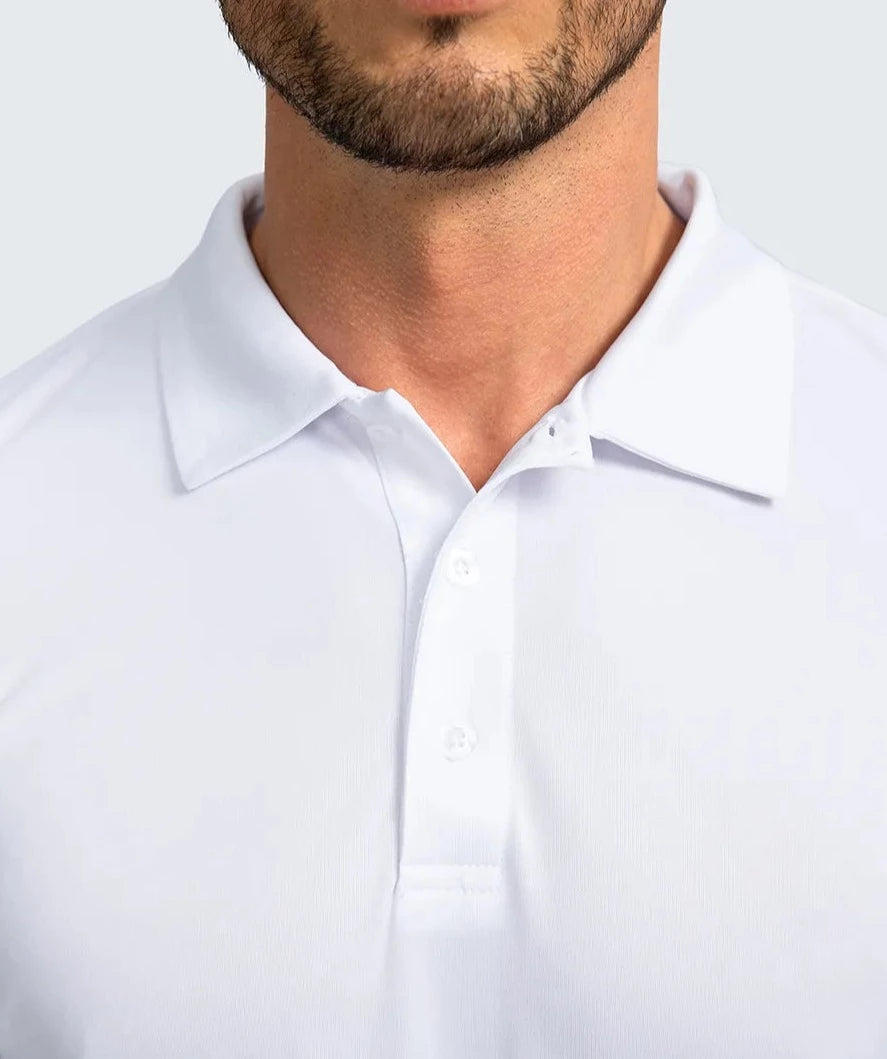 Men's Polo Shirt Classic Collar Breathable Stretch For Casual And Formal Occasions