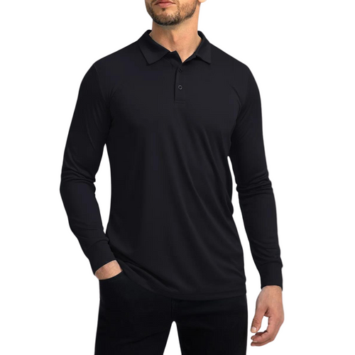 Men's Polo Shirt Classic Collar Breathable Stretch For Casual And Formal Occasions