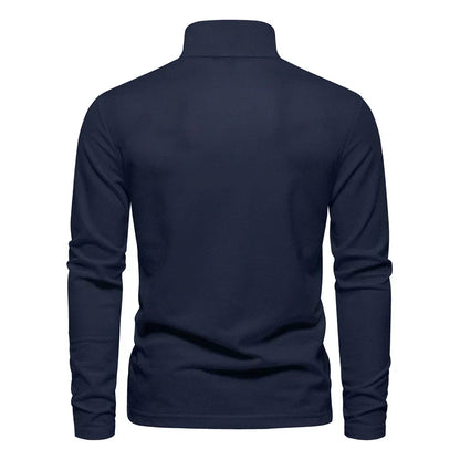 Men's Polo Shirt Long Arm Casual Cotton