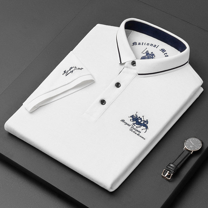 Men's Polo Shirt Modern Style Blend Fabric