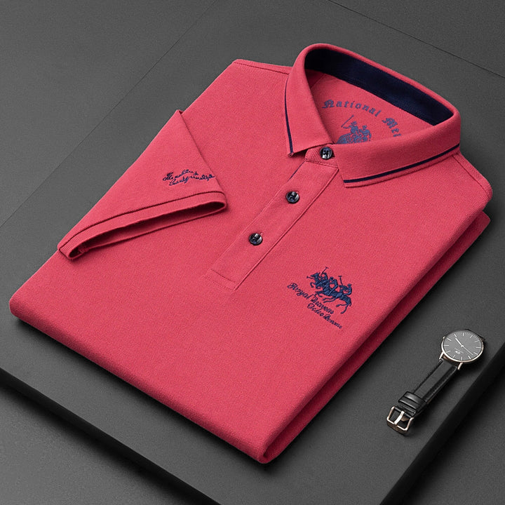 Men's Polo Shirt Modern Style Blend Fabric